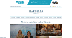 Desktop Screenshot of marbelladirecto.com
